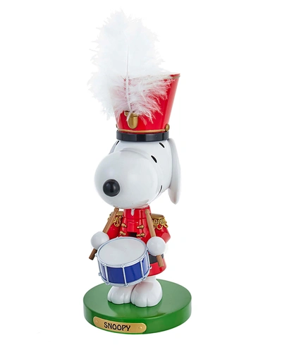 Kurt Adler Snoopy The Drummer Nutcracker In Multi