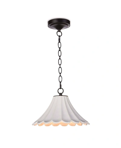 Regina Andrew Design Regina Andrew Cally Ceramic Pendant Chandelier Small In White