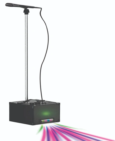 Brookstone Karaoke Speaker With Microphone Stand And Microphone In Black