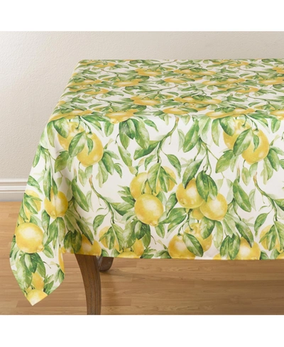 Saro Lifestyle Printed Tablecloth In Multi