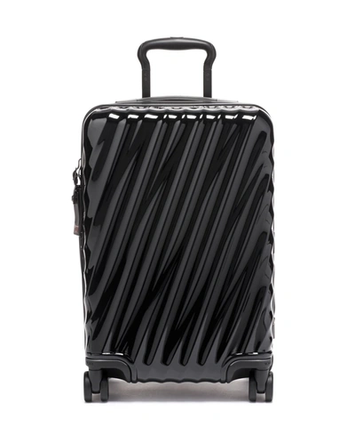 Tumi 19 Degree International Expandable 4 Wheel Carry On Suitcase In Black Texture