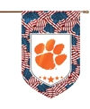 ACADEMY AWARDS MULTI CLEMSON TIGERS PATRIOTIC HOUSE FLAG