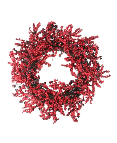 Northlight Artificial Berry Christmas Wreath-unlit In Red