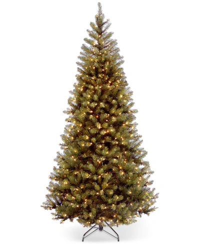 National Tree Company 7.5 Aspen Spruce Hinged Christmas Tree With 450 Clear Lights