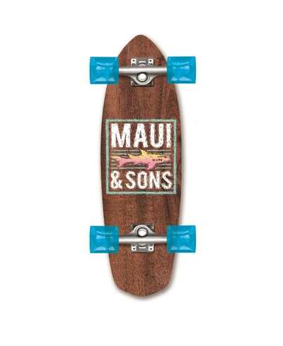 Maui And Sons Kicktail Cruiser Tidepool Skateboard In Miscellaneous