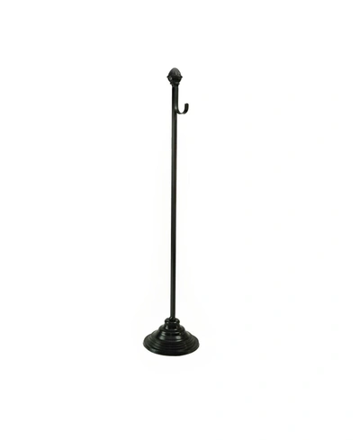 Northlight Solid Christmas Wreath Hanger Stand In Black