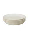 Denby Impression Spiral Dinner Plate, Set Of 4 In Cream