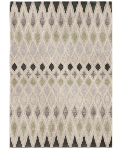 Palmetto Living Orian Riverstone Laveen Cloud Gray 5'3" X 7'6" Area Rug In Gry