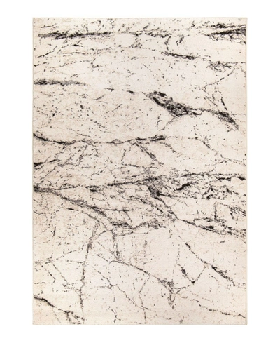 Palmetto Living Orian Illusions Marble Hill Neutral 5'3" X 7'6" Area Rug In Wht