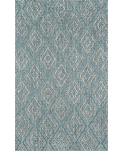 Madcap Cottage Lake Palace Rajastan Weekend 3'3" X 5' Indoor/outdoor Area Rug In Light Blue