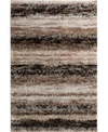 Portland Textiles Closeout!  Urban Exposure Mount Vernon Black 5' X 7'6" Area Rug In Black