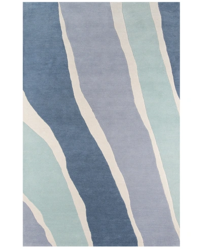 Novogratz Collection Novogratz By Momeni Delmar Del04 2' 3" X 8' Runner Area Rug In Blue