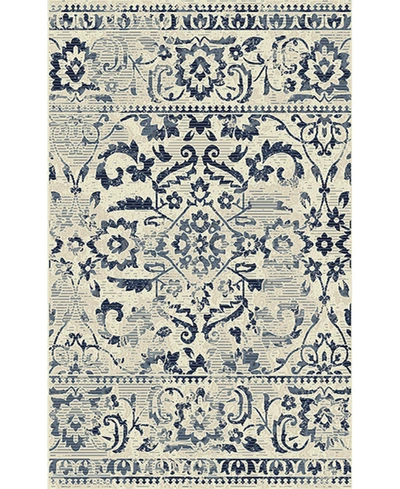 Portland Textiles Genova Graettingr Gray 5' X 7'6" Area Rug