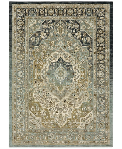 Karastan Touchstone Nore Jadeite 5'3" X 7'10" Area Rug In Green