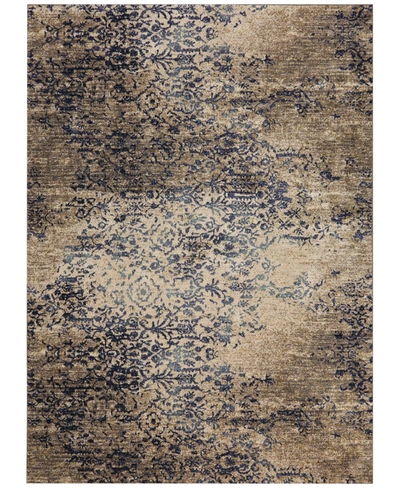 Karastan Cosmopolitan Virginia Langley Nirvana Indigo 8' X 11' Area Rug In Brown