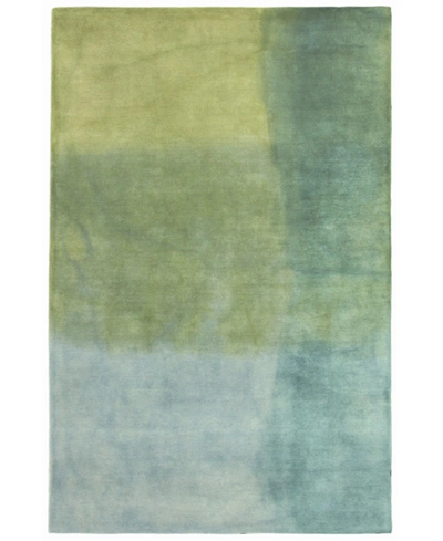 Liora Manne Piazza 7283 Watercolors 2'3" X 8' Runner Area Rug In Sea Breeze