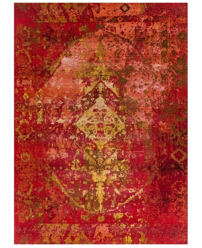 Liora Manne Marina 8043 Kermin 1'11" X 7'6" Indoor/outdoor Runner Area Rug In Saffron