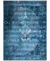Liora Manne Marina 8043 Kermin 4'10" X 7'6" Indoor/outdoor Area Rug In Blue