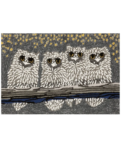 Liora Manne Front Porch Indoor/outdoor Owls Night 2'6'' X 4' Area Rug