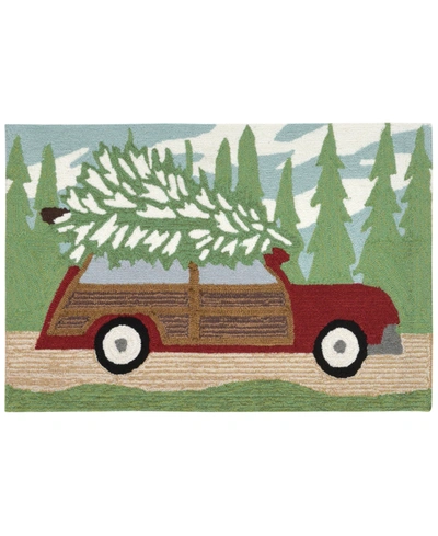 Liora Manne Front Porch Indoor/outdoor Woody Wonderland Pine 2'6" X 4' Area Rug