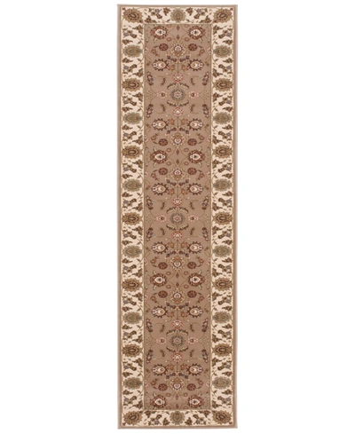 Kathy Ireland Home Ephesus Anatolia 2'2" X 7'6" Runner Rug, Created For Macy's In Beige/ivory