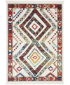 Nourison Navajo Nav02 White 3'11" X 6'2" Area Rug In White