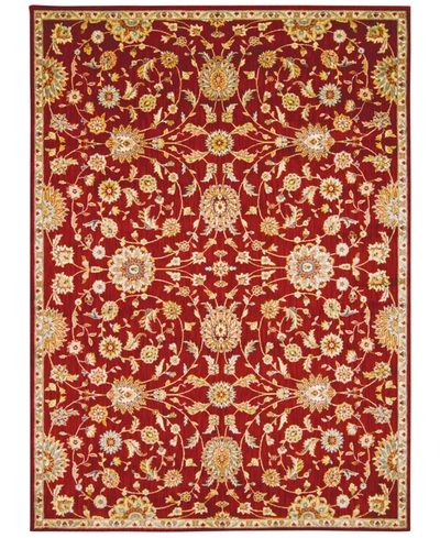 Kathy Ireland Home Ancient Times Ancient Treasures Red 3'9" X 5'9" Area Rug