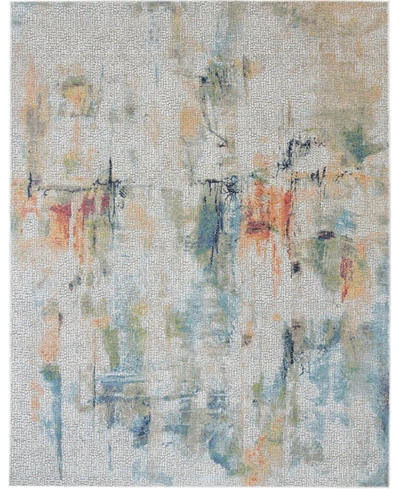 Nourison Ankara Global Anr09 Ivory 4' X 6' Area Rug