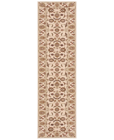 Kathy Ireland Home Ephesus Anatolia 2'2" X 7'6" Runner Rug, Created For Macy's In Ivory