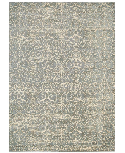 Nourison Luminance Lum05 Cobalt 3'5" X 5'5" Area Rug