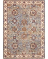 Nourison Lagos Lag04 Mist 5'3" X 7'6" Area Rug In Mist