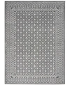 Nourison Palermo Pmr02 Charcoal 5'3" X 7'3" Area Rug In Charcoal