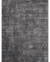 Nourison Lucent Lcn04 Charcoal 5'6" X 7'6" Area Rug In Charcoal
