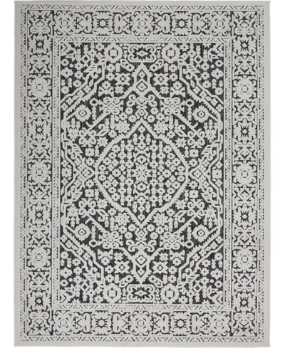 Nourison Key Largo Klg04 Onyx 4' X 6' Outdoor Area Rug