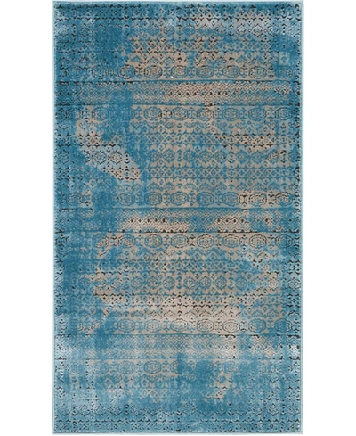 Long Street Looms Fate Fat01 2'2" X 3'9" Area Rug In Blue