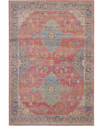 Nourison Ankara Global Anr01 Multi 4' X 6' Area Rug