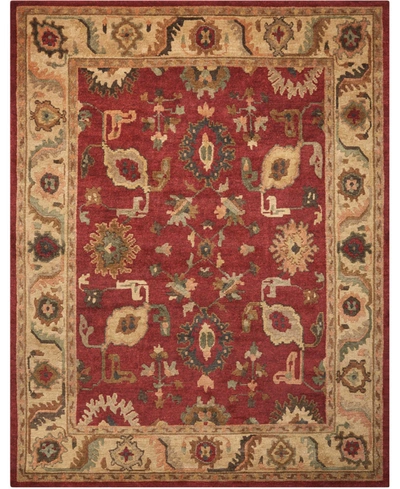 Nourison Tahoe Ta08 Red 7'9" X 9'9" Area Rug