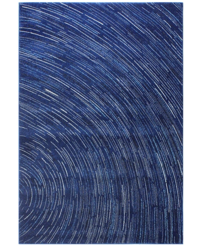 Bb Rugs Medley 5468 Dark Blue 7'6" X 9'6" Area Rug