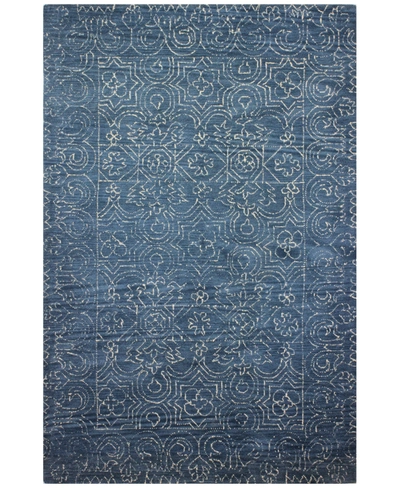 Bb Rugs Nico Nic-133 5' X 7'6" Area Rug In Azure