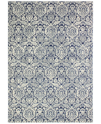 Bb Rugs Medley 5440a Dark Blue 7'6" X 9'6" Area Rug