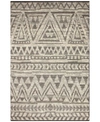 Bb Rugs Natural Wool Nat-21 Gray 7'6" X 9'6" Area Rug In Grey