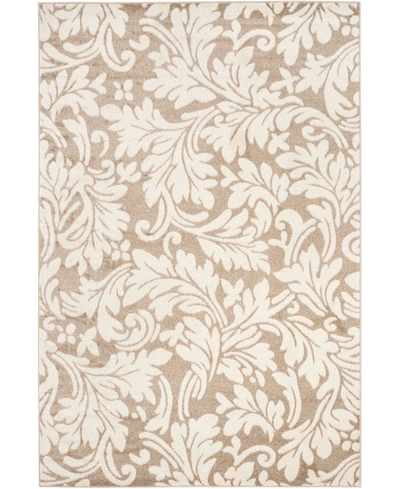 Safavieh Amherst Amt425 Wheat And Beige 5' X 8' Outdoor Area Rug In No Color