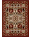 Km Home Closeout!  Pesaro Panel Red 7'9" X 11' Area Rug In Red