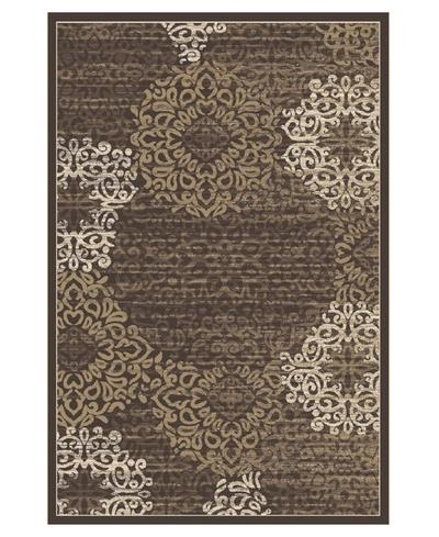 Km Home Closeout!  Teramo Intrigue 7' 10" X 10' 6" Area Rug In Brown