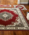 Km Home Tuscany Kerman 5-pc. Red Rug Set