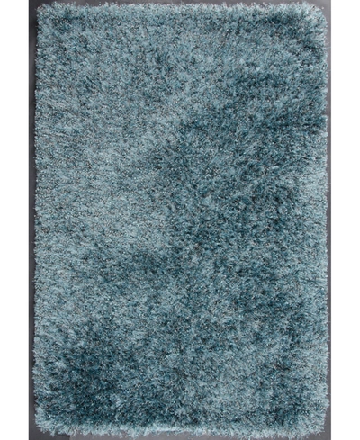 Luxacor Milan Mil-01 Area Rug, 8' X 10' In Teal/gray