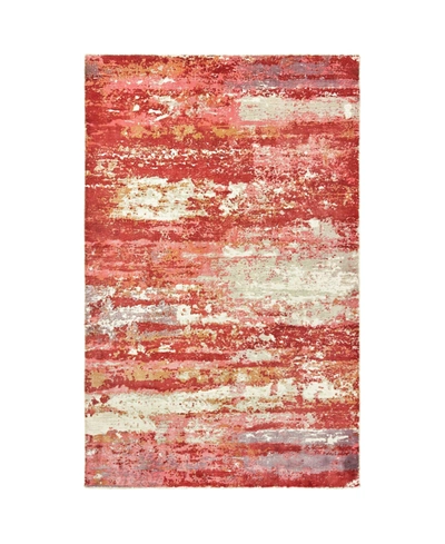 Jhb Design Creation Cre04 Pink 10' X 14' Area Rug In Red