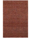 Jhb Design Atlas Dig 2'3" X 8' Runner Area Rug In Red