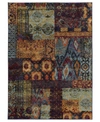 Jhb Design Andorra Patchwork 2'6" X 12' Runner Rug In Multi