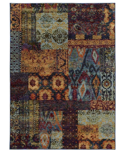 Jhb Design Journey Patchwork 2'6" X 12' Runner Rug In Multi